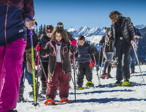 Guided snowshoeing outings