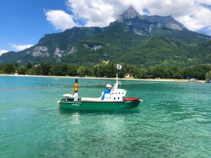 Bateaux éléctriques Lac de Passy