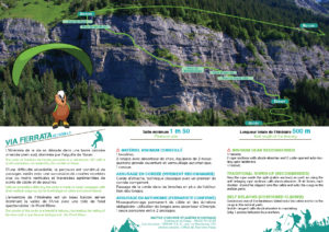 Flyer via ferrata de curralla passy