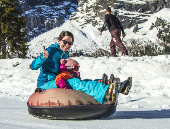 Luge et snow-tubing