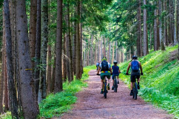 Cycle routes in the Mont Blanc region
