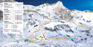 Ski slopes map 2022-2023