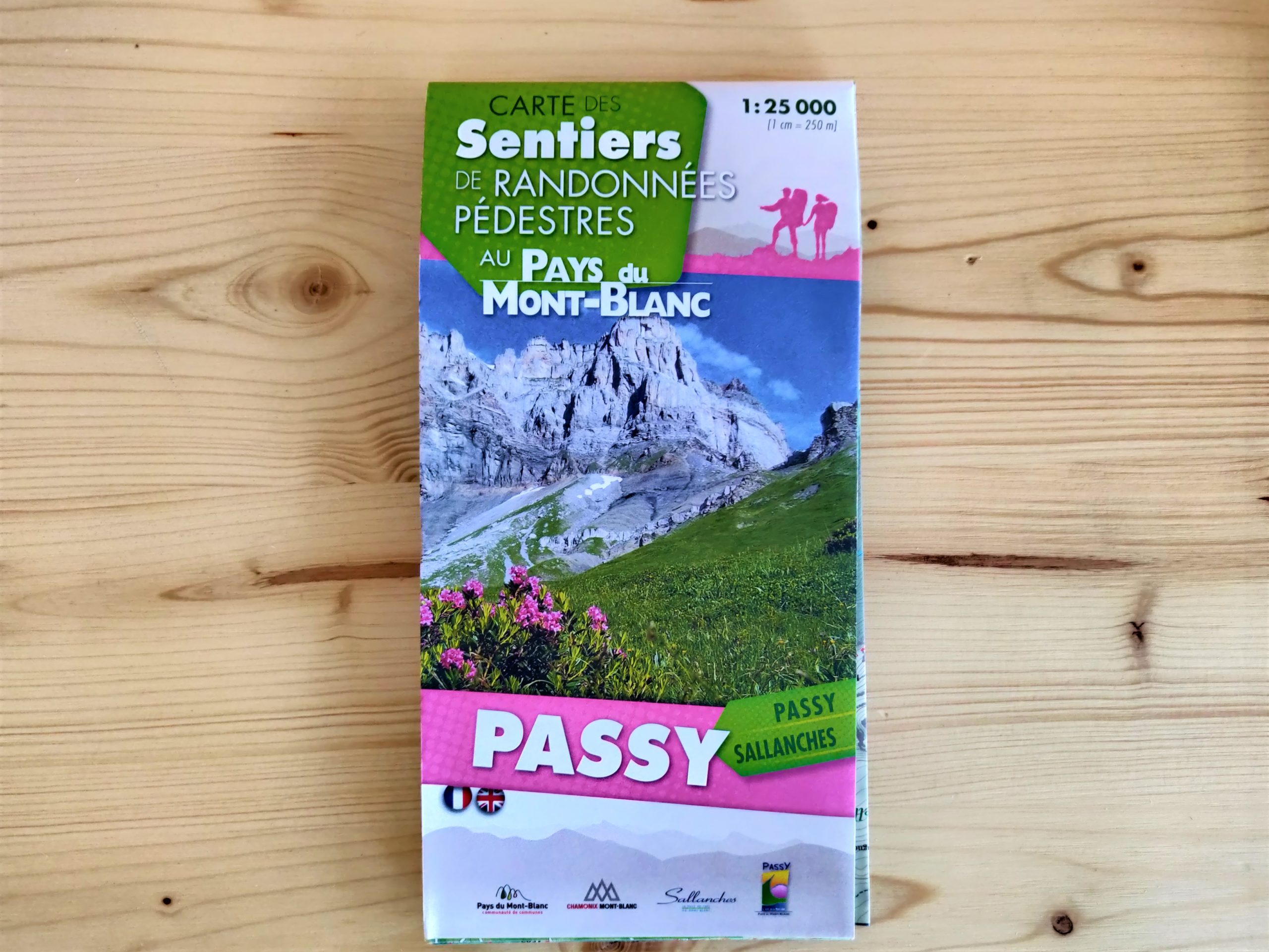 carte des randonnées Passy Sallanches