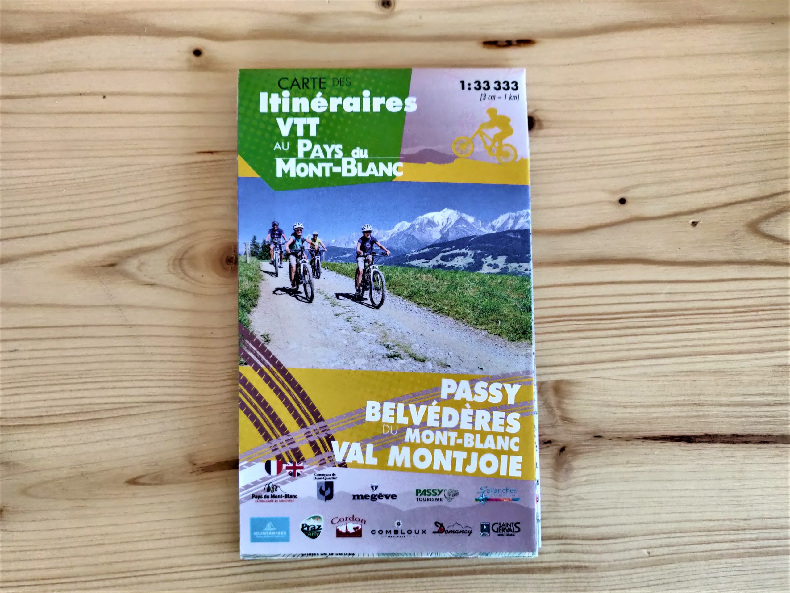 carte vtt Passy Belvédères du Mont Blanc et Val Montjoie