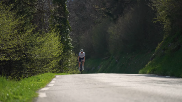 Ascent to Plaine Joux by road bike