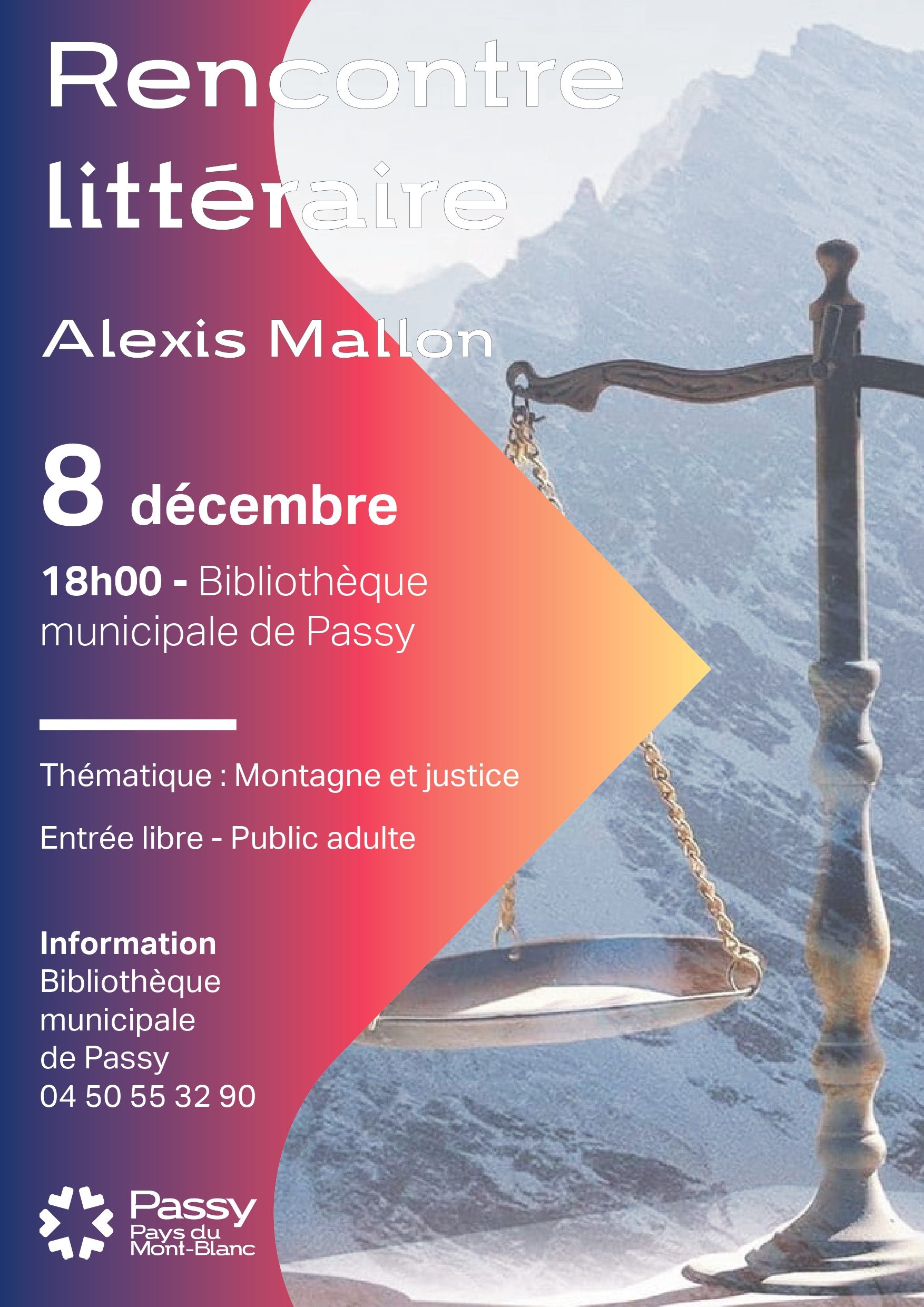 Rencontre Littéraire - Alexis Mallon