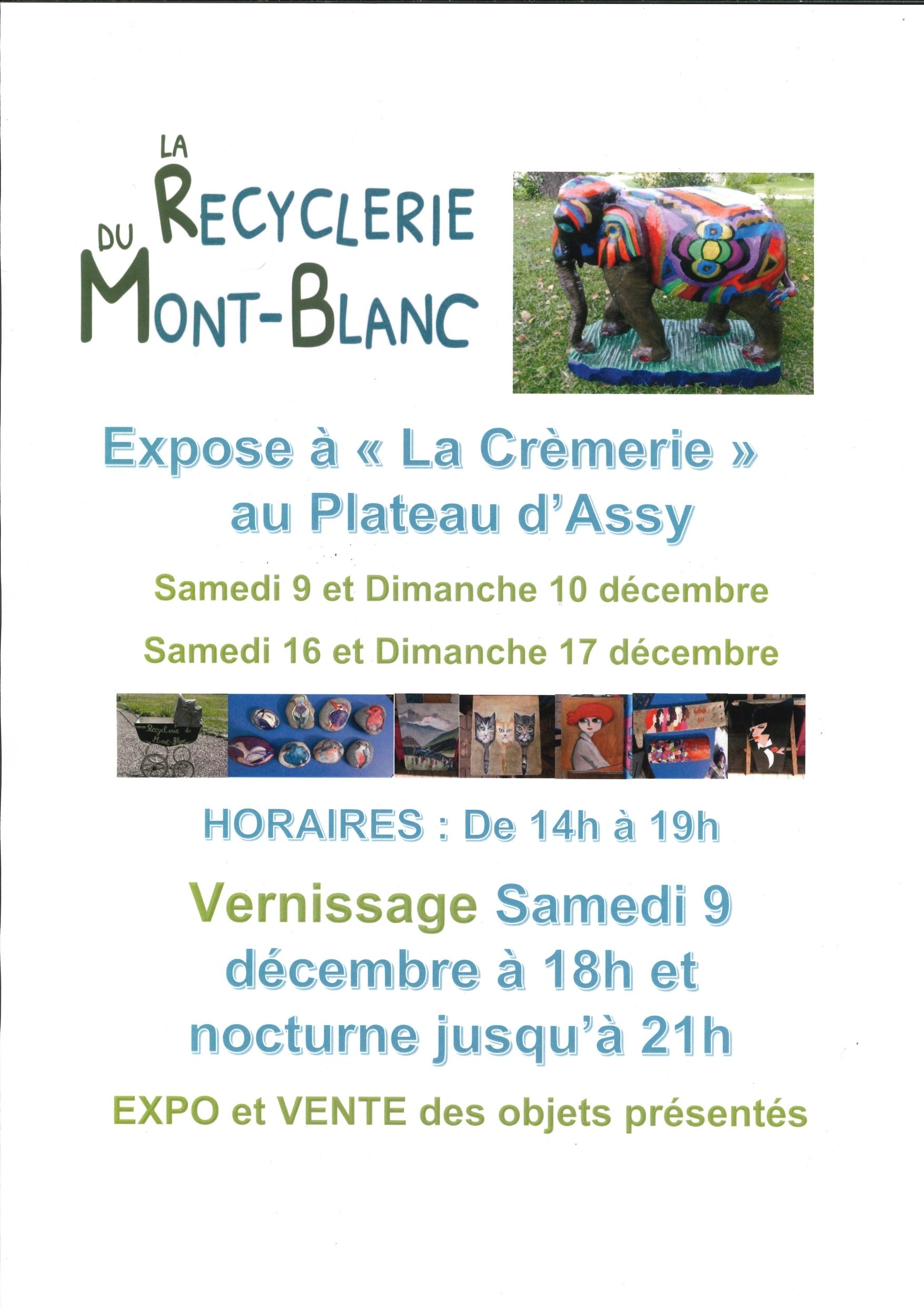 La Recyclerie du Mont-Blanc Expose à La Crèmerie