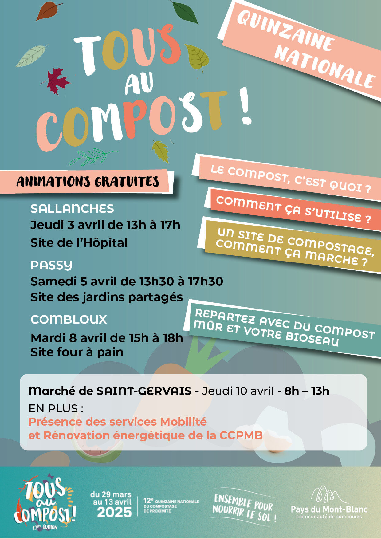 Tous au compost - animations à Passy