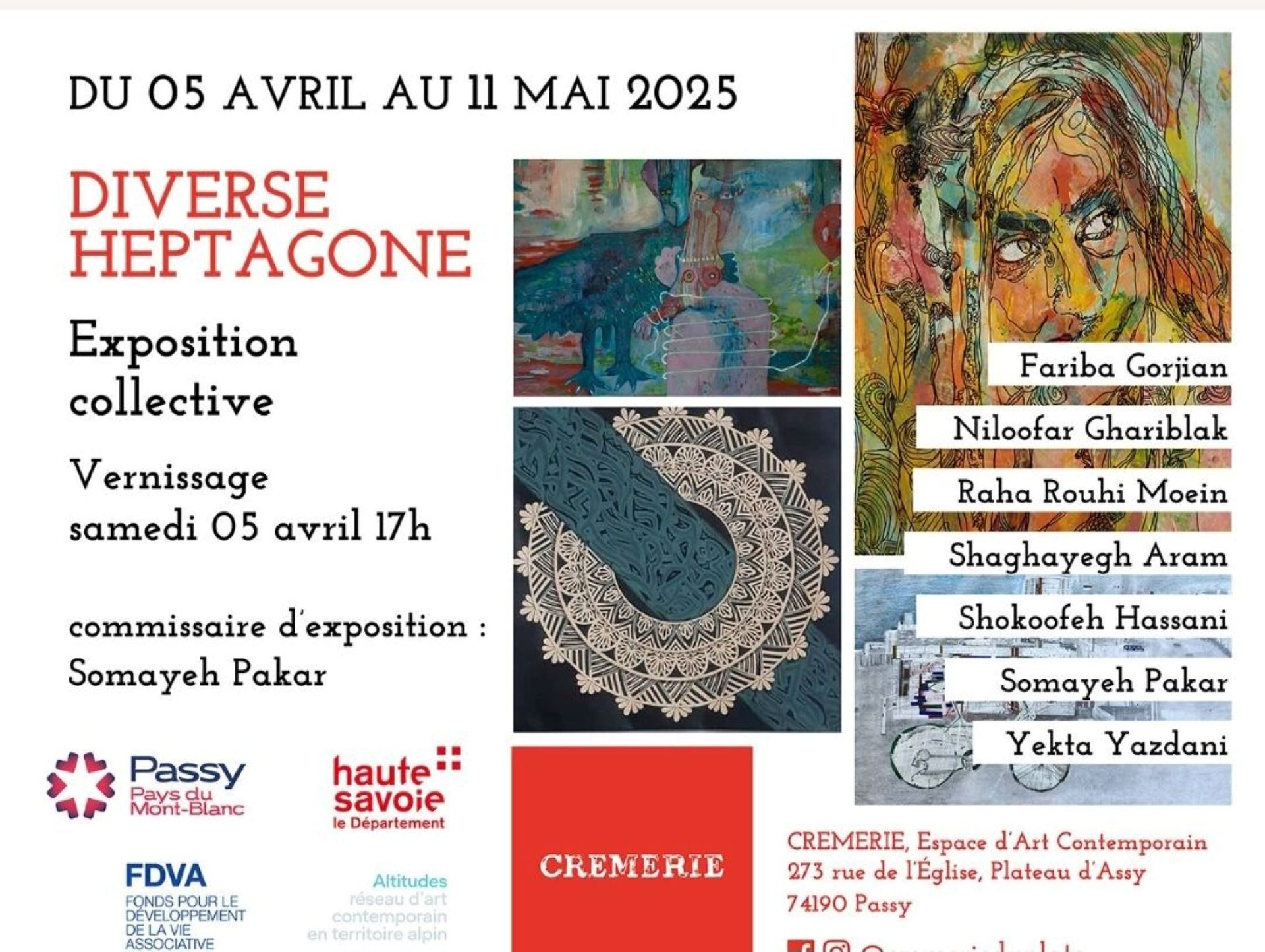Exposition artistique: DIVERSE HEPTAGONE