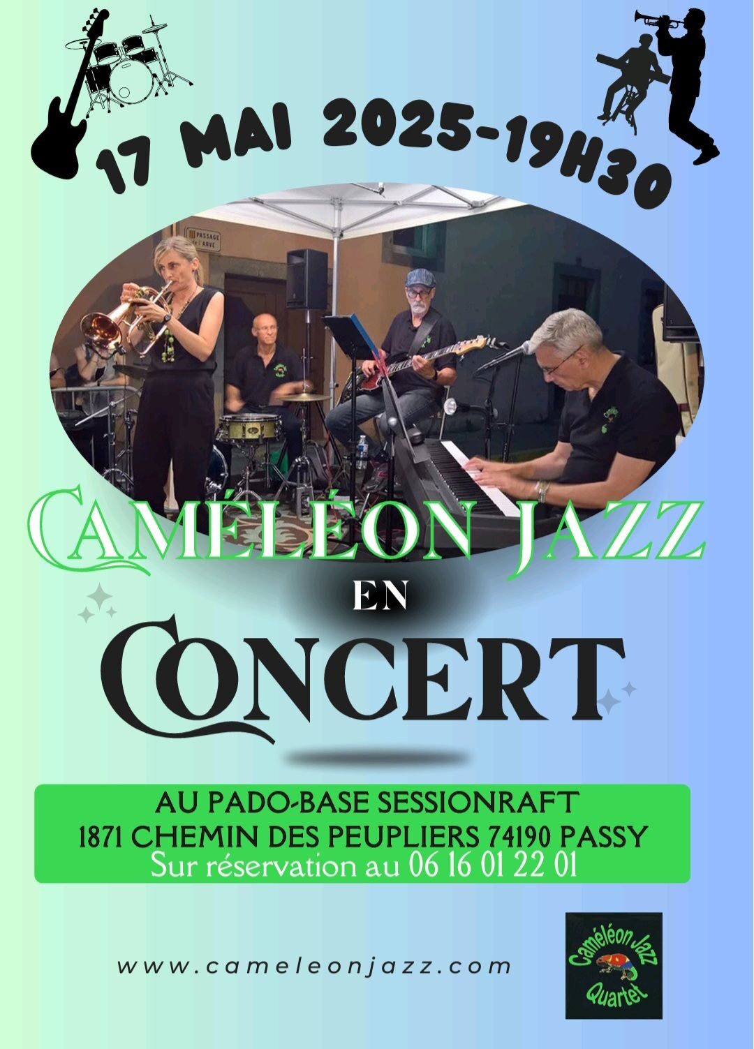 Soirée d'ouverture au Pado avec le groupe Caméléon Jazz